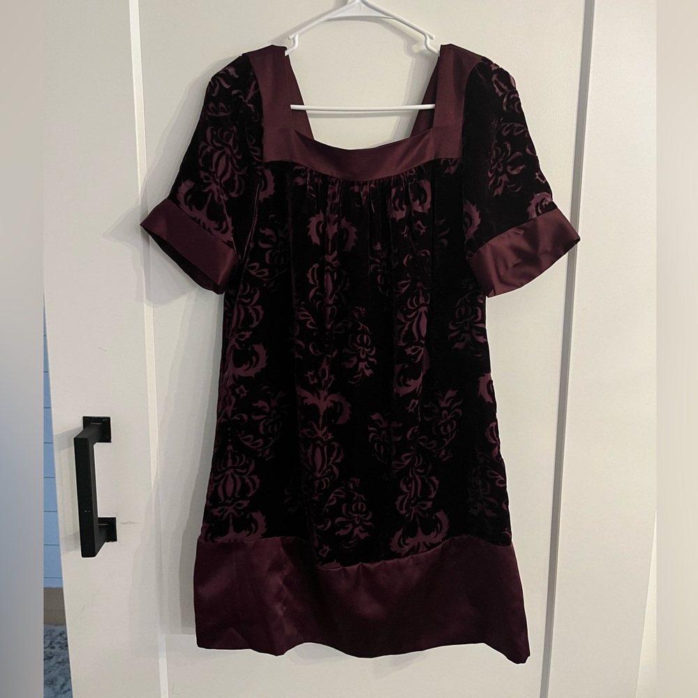 Velvet and Satin BCBG mini dress